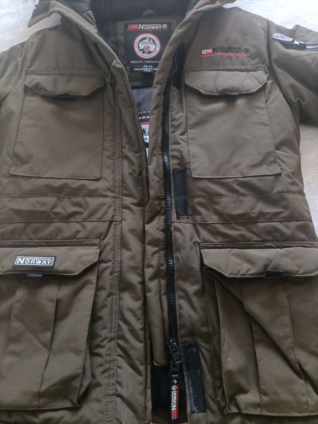 Chaqueta Parka Verde Geographical Norway