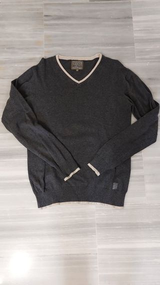 Jersey Gris de pico Inside Talla S