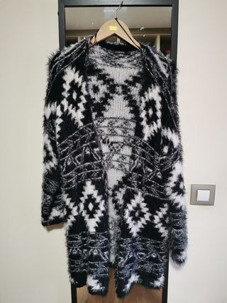 Chaqueta étnica de lana