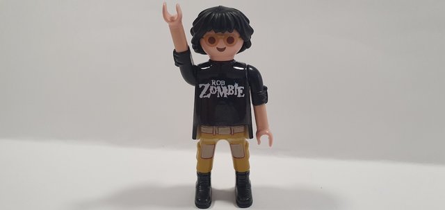 Playmobil Personalizzato – Rocker Con Maglietta Dei Ramones – Fatto A Mano – Usato Perfetto