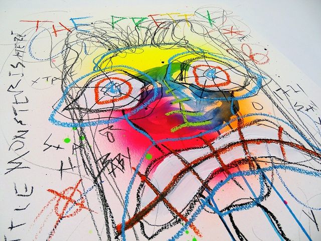 Dipinto intitolato:» La ragazza piuttosto cattiva»