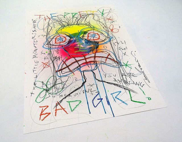 Dipinto intitolato:» La ragazza piuttosto cattiva»