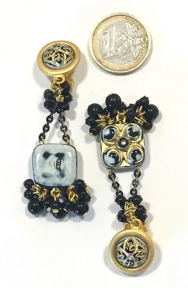 Orecchini a clips vintage Made in Italy