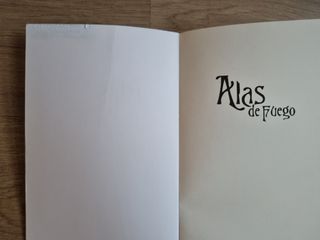 Libro Alas de fuego de Laura Gallego 