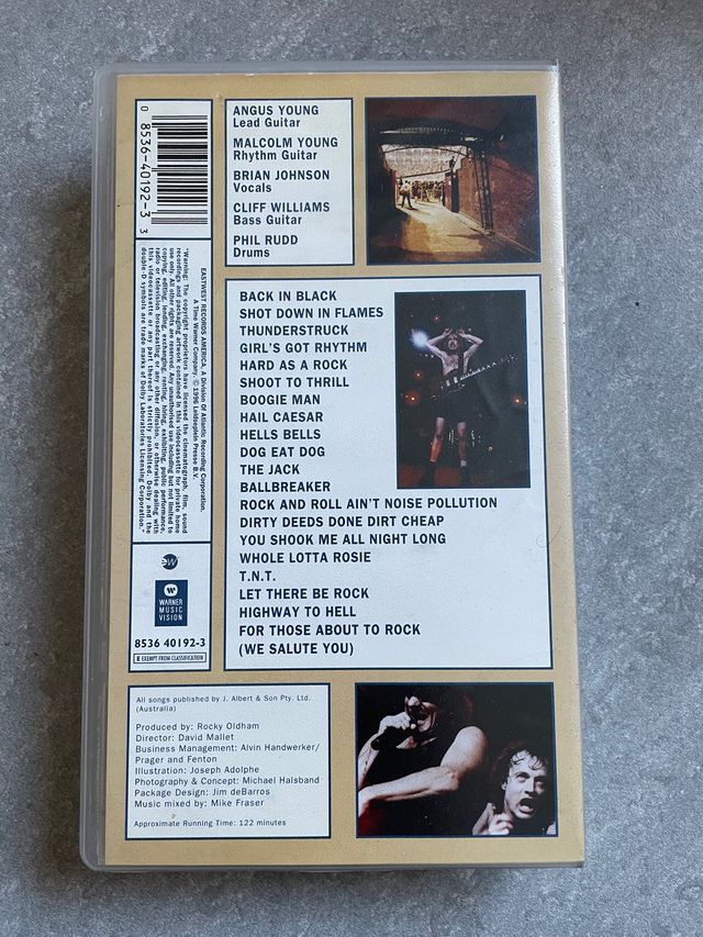 Ac/Dc No Bull VHS
