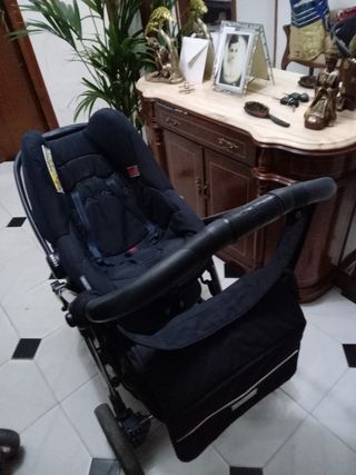 carricoche bebecar con cuco,capazo y silleta