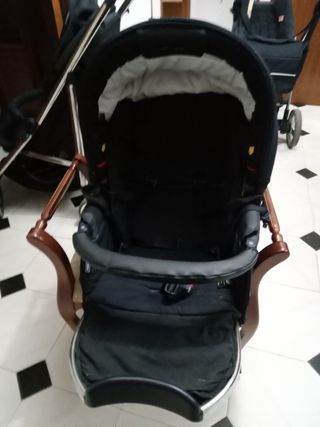 carricoche bebecar con cuco,capazo y silleta