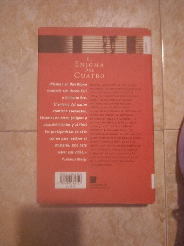 Libro El enigma del cuatro