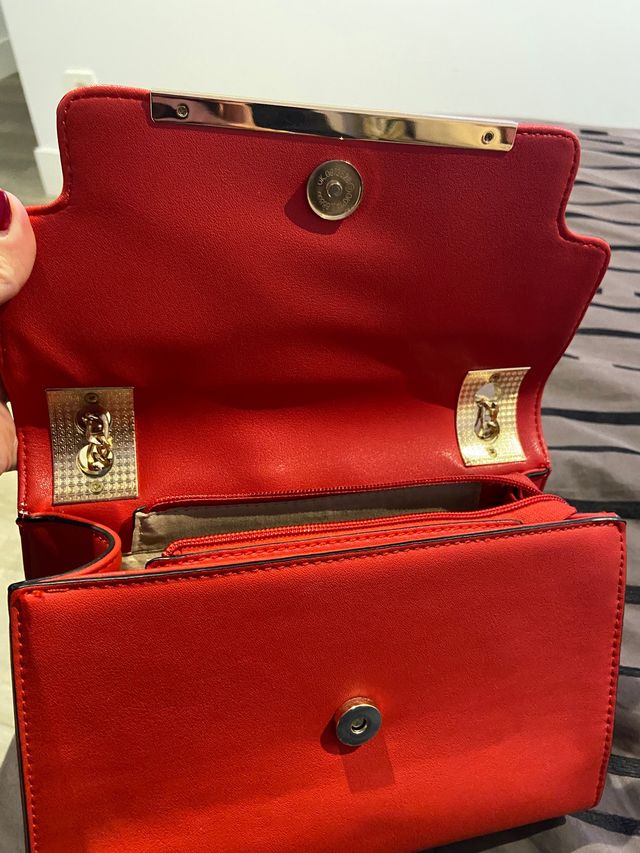 Bolso polipiel rojo