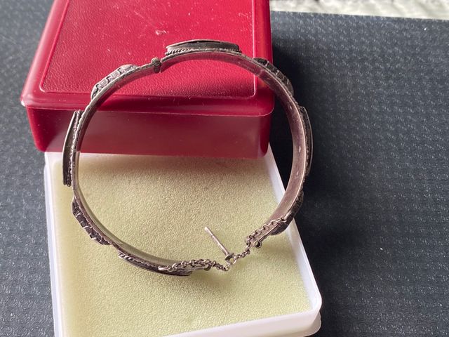 brazalete antiguo plata