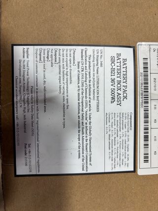 Batería Specialized M3 Turbo Levo My22 500w