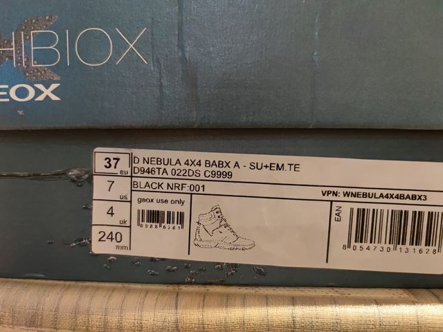 Botines mujer Geox impermeable talla 37 a estrenar