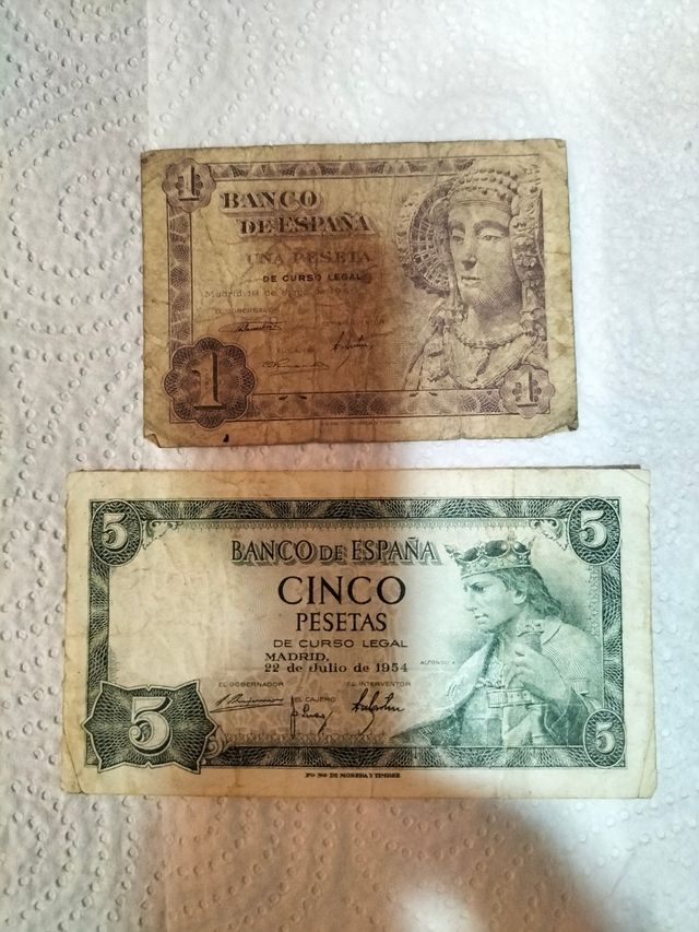 billetes colección 