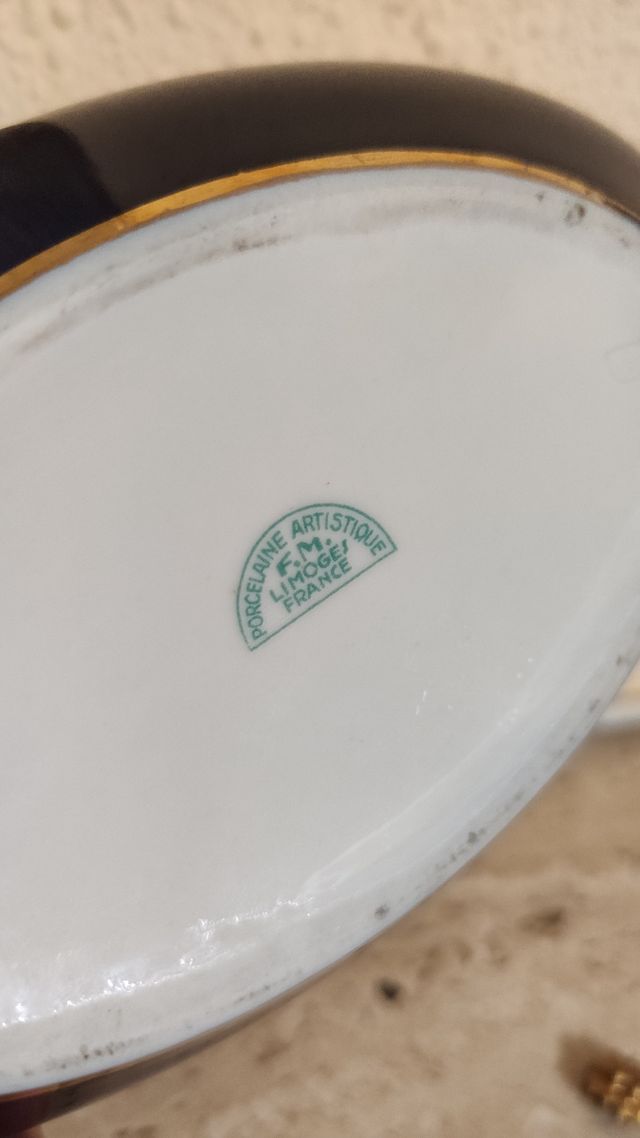 OFERTA! JOYERO PORCELANA DE LIMOGES VINTAGE