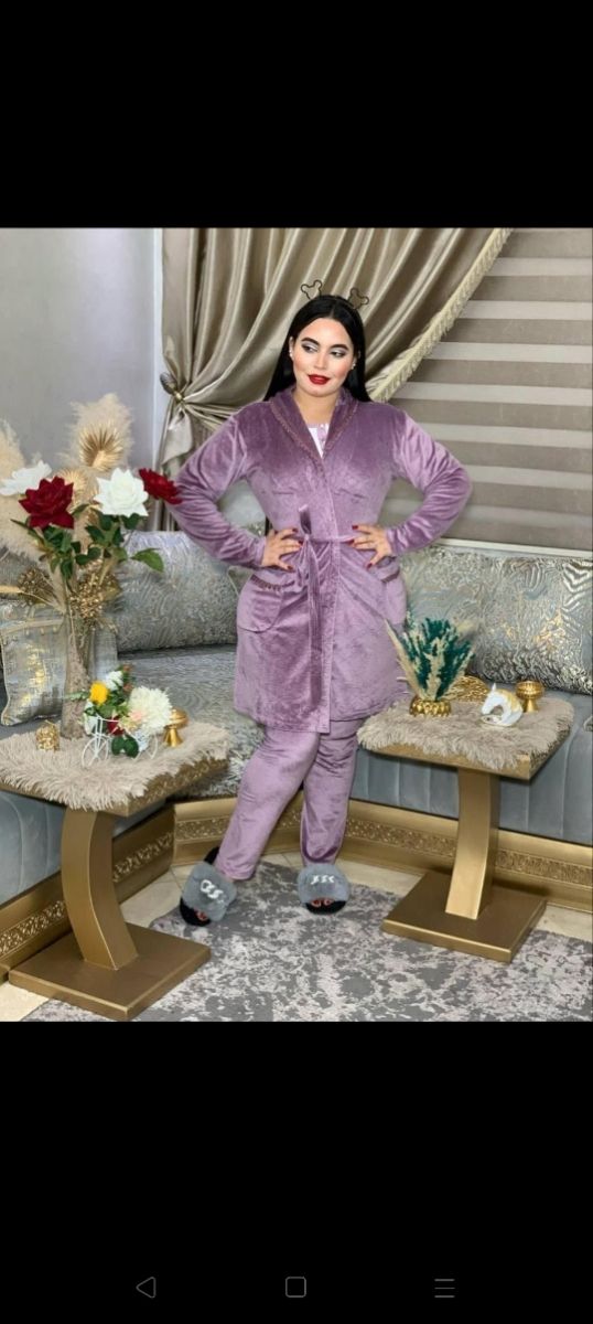 pijama de tres piezas