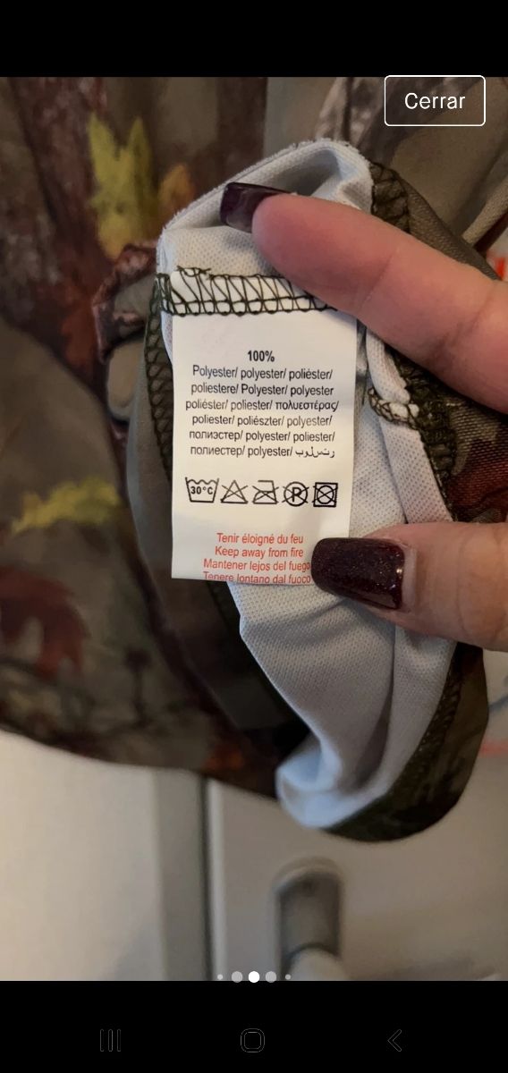 Camiseta camuflaje M