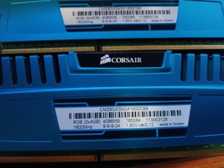 ventilador RGB y ram corsair