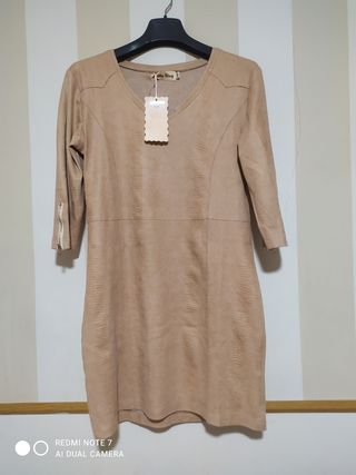 Vestido antelina SIN ESTRENAR