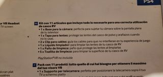 Kit Accesorios Starter Pack Playstation VR