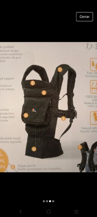 Mochila portabebés Moltó