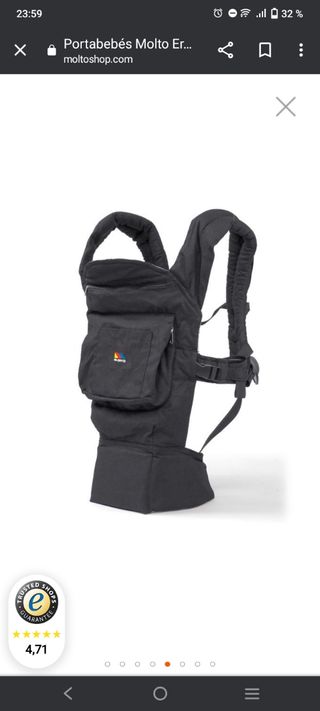 Mochila portabebés Moltó