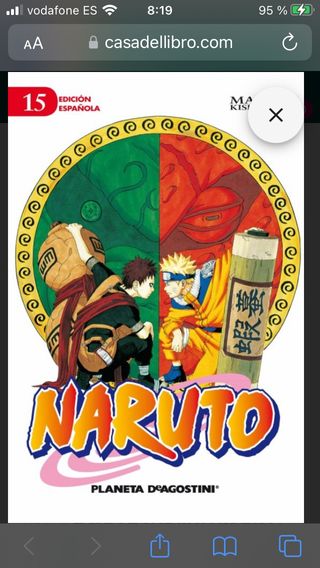 Naruto número 15