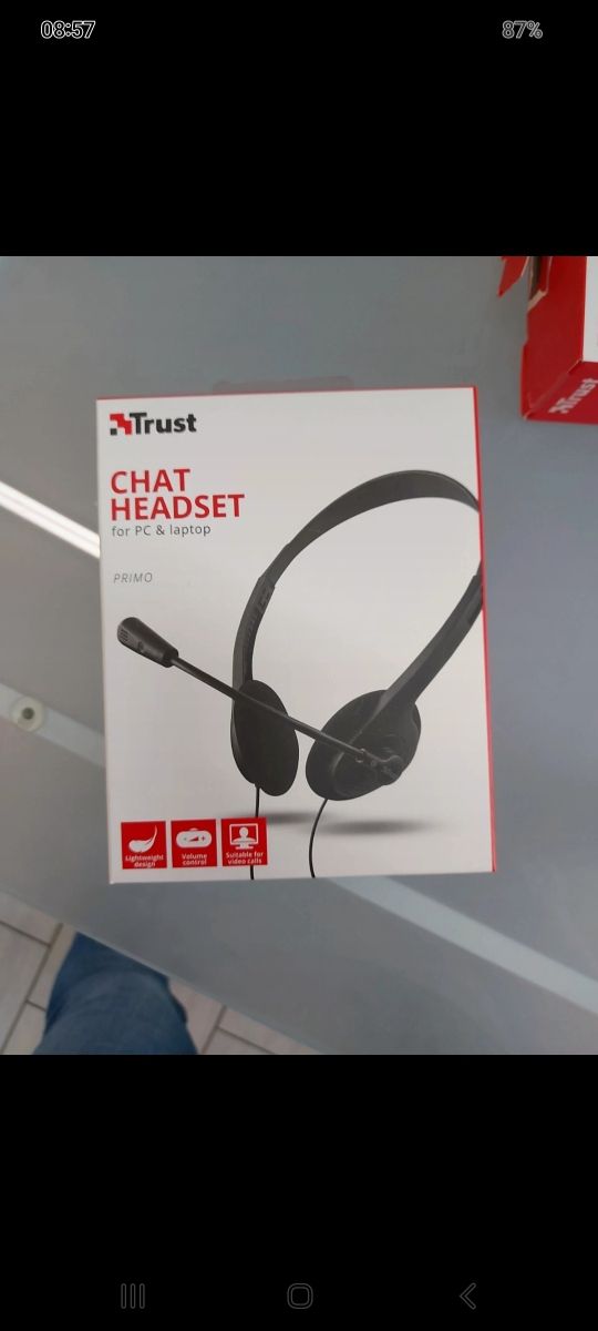 Cuffia con microfono Nuova trust