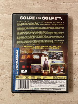 Golpe por golpe, dvd película Chuck Norris accion
