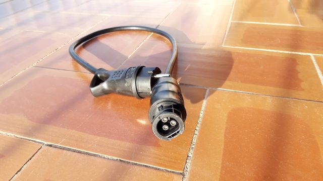HB-Digital Betteri BC01 - Cable De Conexión Para Microinversor (5 M, Conector Hembra A Contacto De Protección, 3 X 2,5 Mm², H07RN-F, Cable De Goma Fotovoltaico, Solar CA, Cable De Conexión IP44