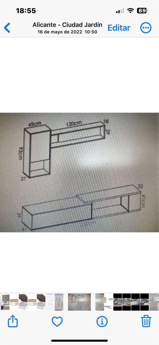 Mueble de salón moderno