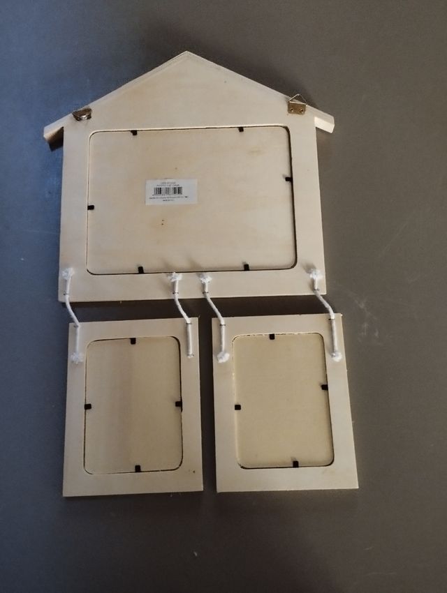 portafoto multiplo parete