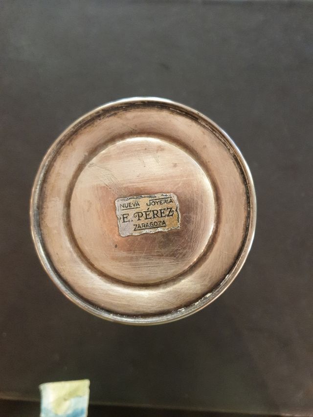 Jarron cristal antiguo