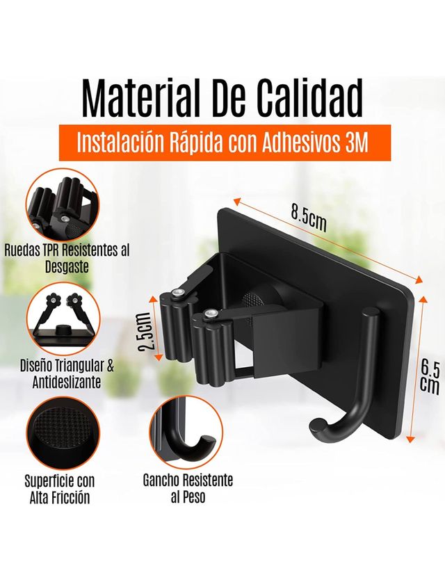 Colgador Escobas y Fregonas