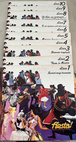 Coleção Fiesta 10 discos vinil Música Sudamericana