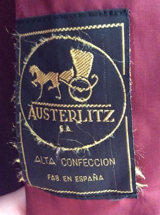 Abrigo de lana de mujer vintage