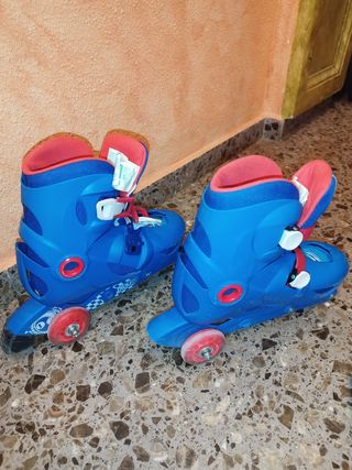 patines iniciación con protecciónes