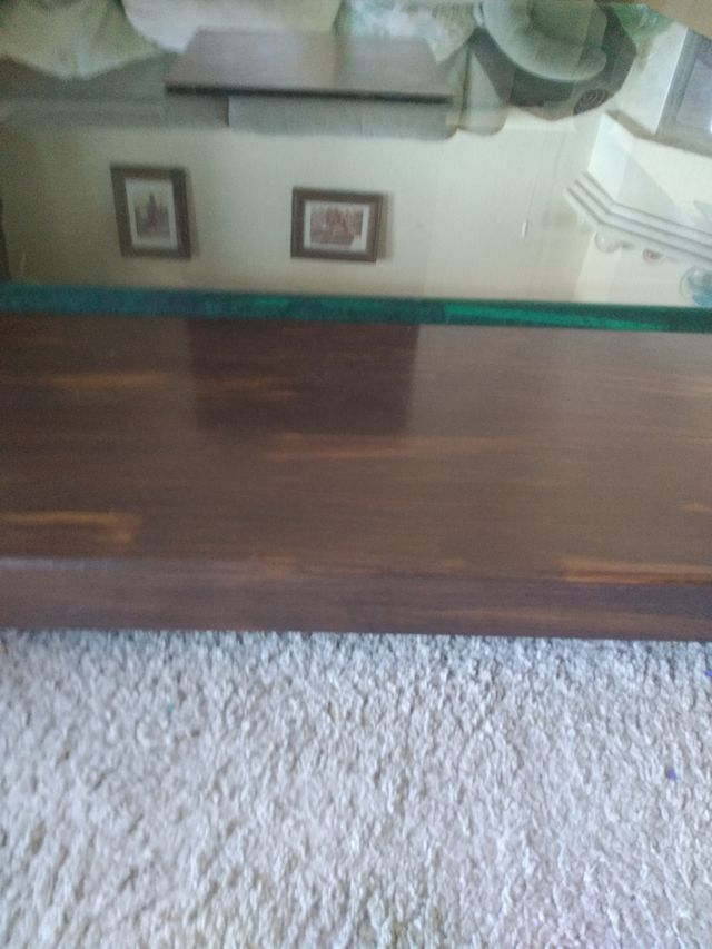 mesa de cristal baja