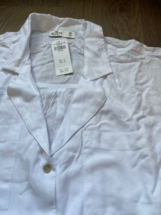 Hollister - Camisa blanca T. M