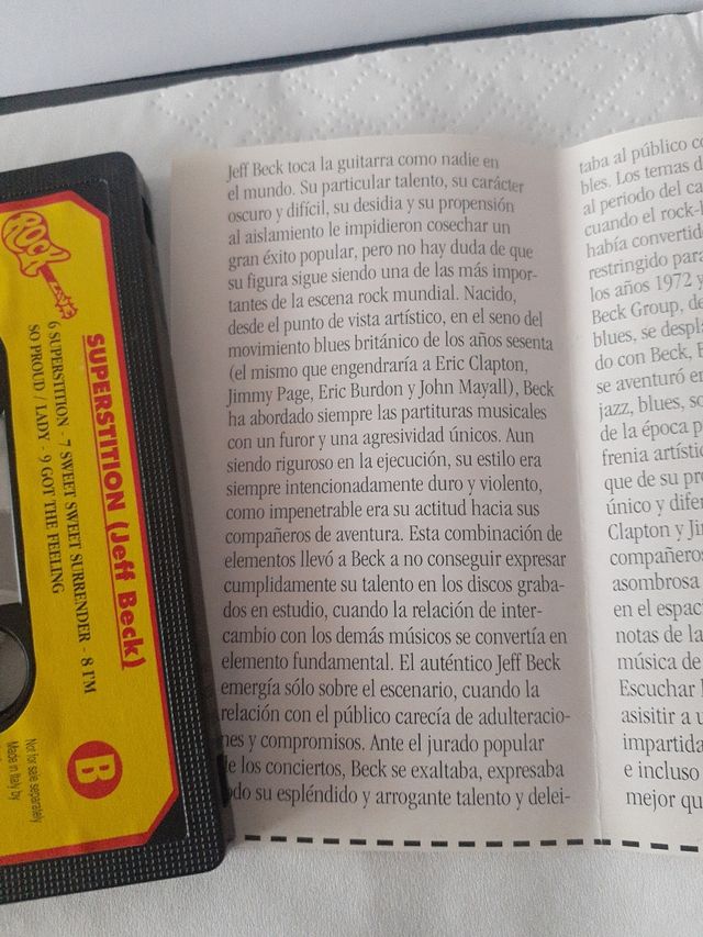 JEFF BECK  SUPERSTITION