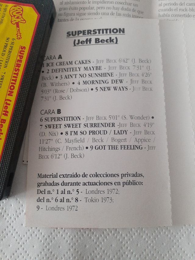 JEFF BECK  SUPERSTITION