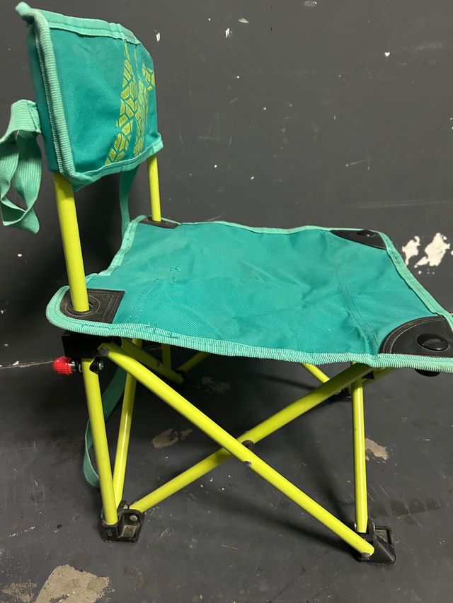 Silla camping para niño plegable del decathlon