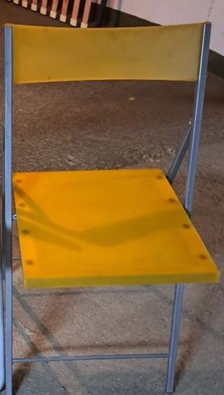 Silla plegable plástico