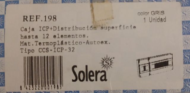 Caja solera 198