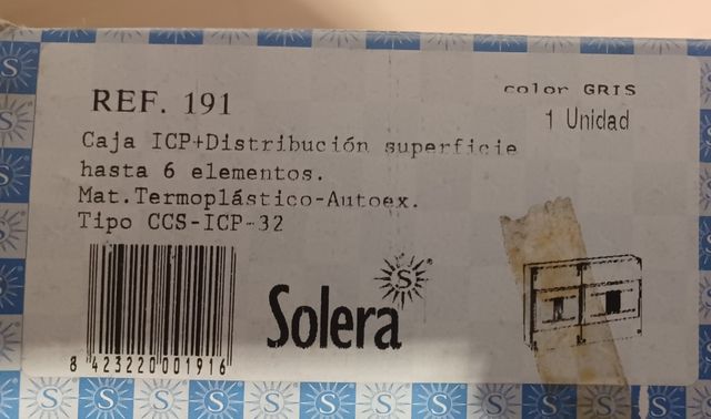 Caja superficie solera 191