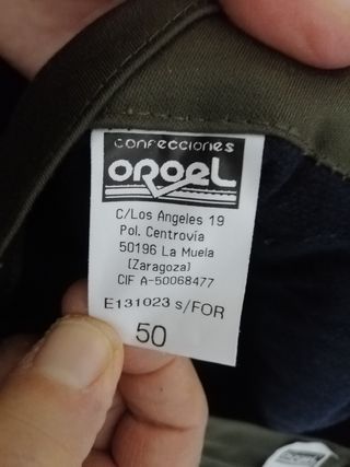 Pantalón de trabajo