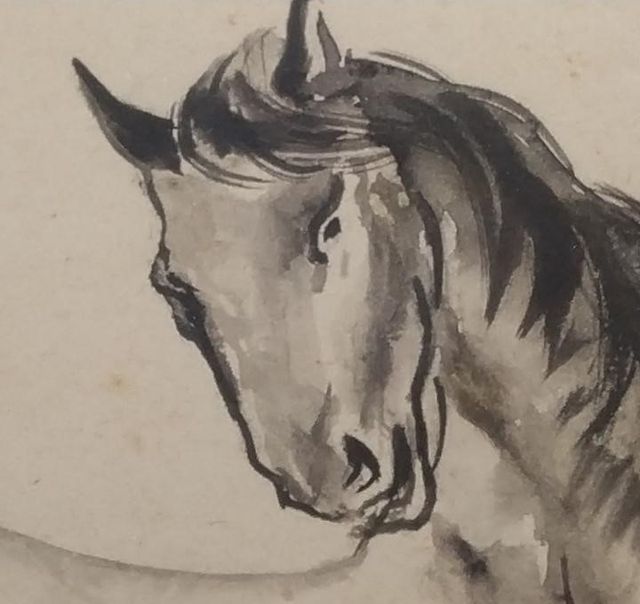 ACQUERELLO SU CARTA di Gerard D'Alton Henderson