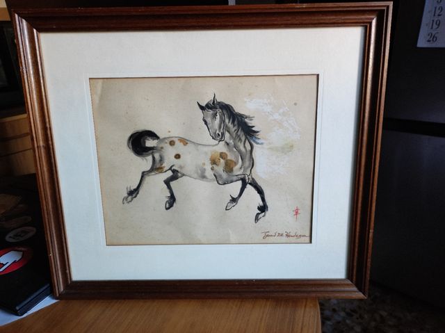 ACQUERELLO SU CARTA di Gerard D'Alton Henderson