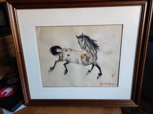 ACQUERELLO SU CARTA di Gerard D'Alton Henderson