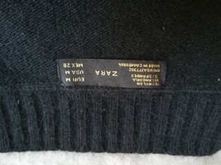 Sweter negro Zara