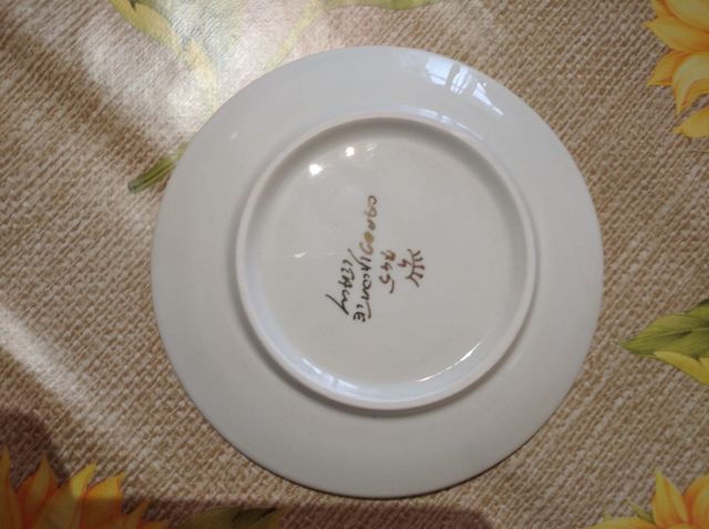 Capodimonte 4  tazzine da caffè c/ piattino